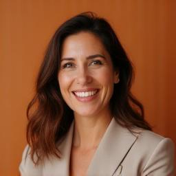 Ritratto professionale di Anna Ferrari, Responsabile Grafica