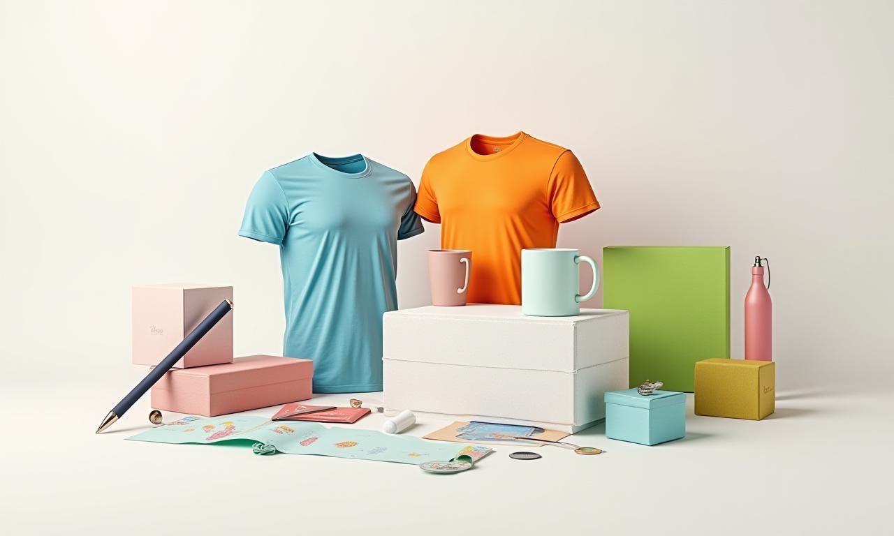 Panoramica dei servizi di stampa e personalizzazione offerti da Creazioni Stampa, con esempi di t-shirt, tazze e banner stampati.